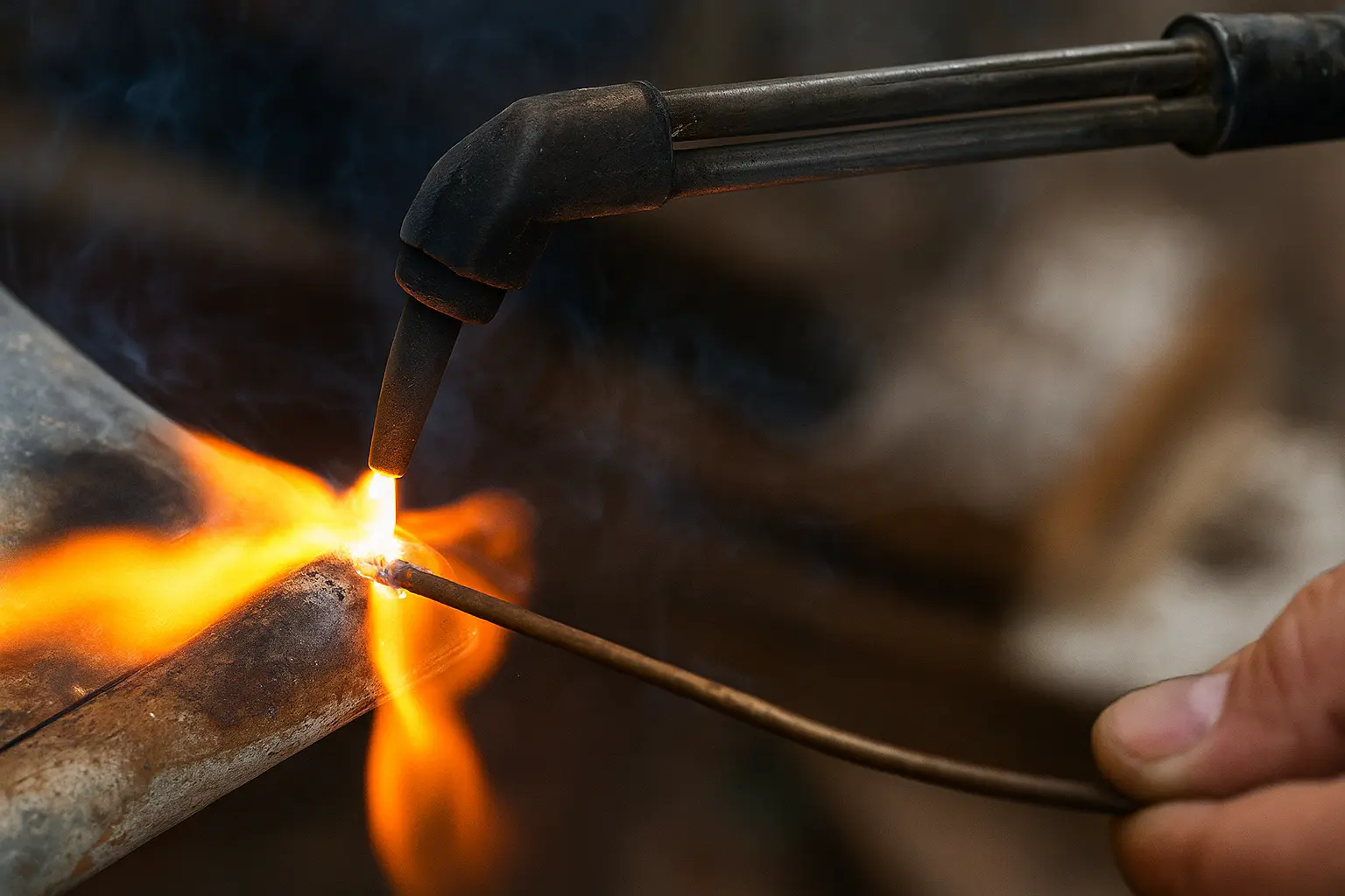 Tipo de gas para soldadura
