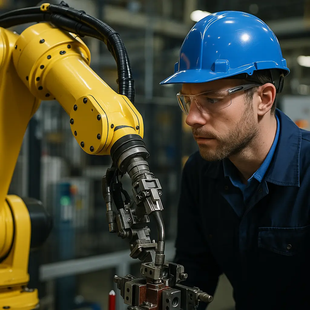 medidas de seguridad en robots industriales