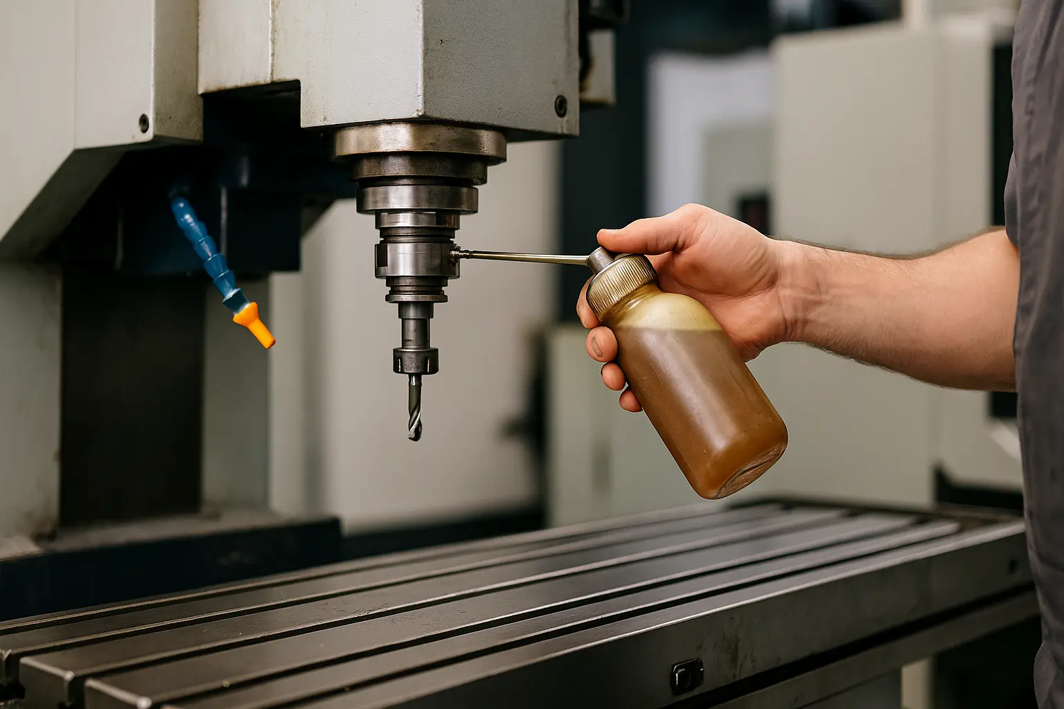 mantenimiento de una fresadora cnc