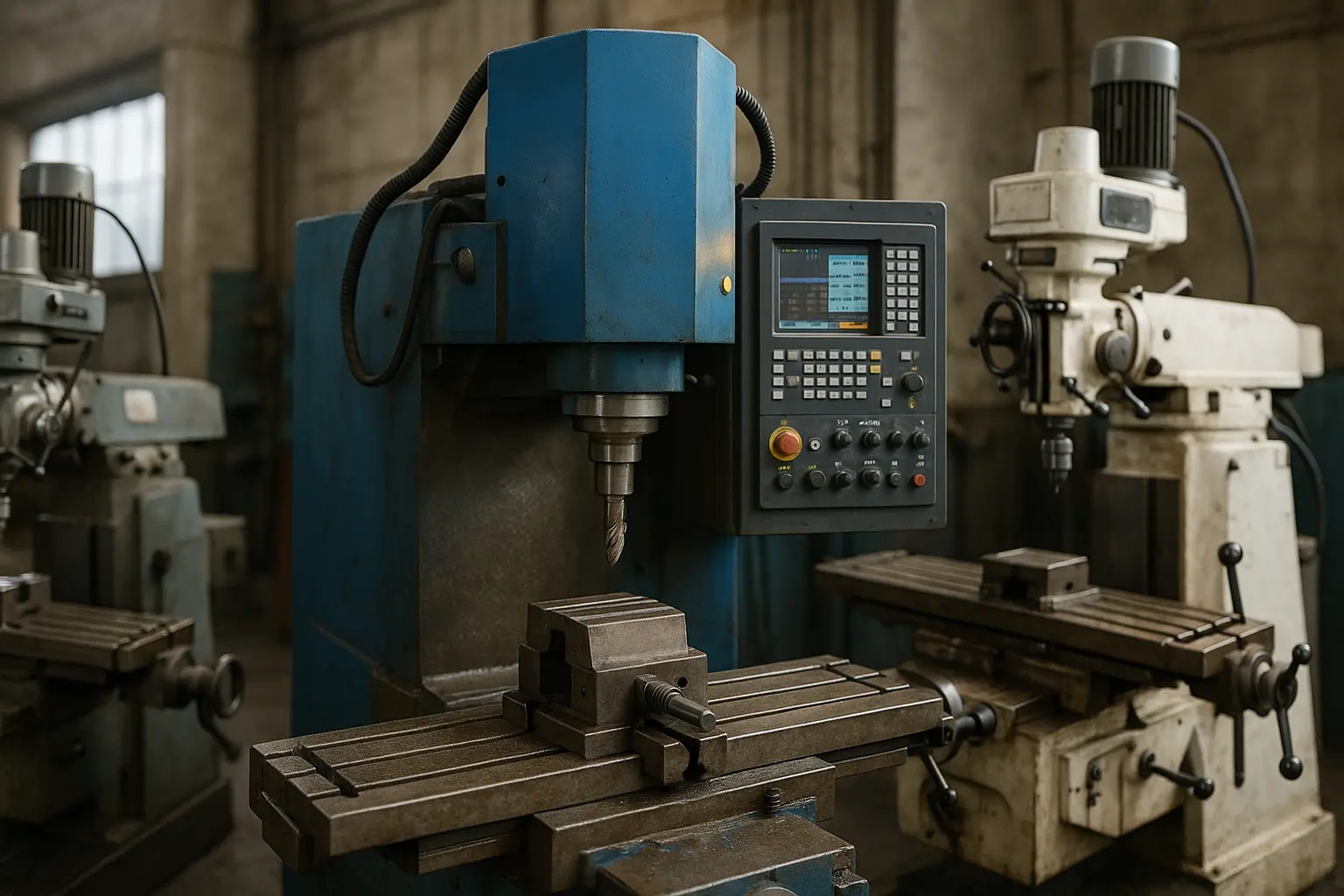 tipos de fresadora vertical