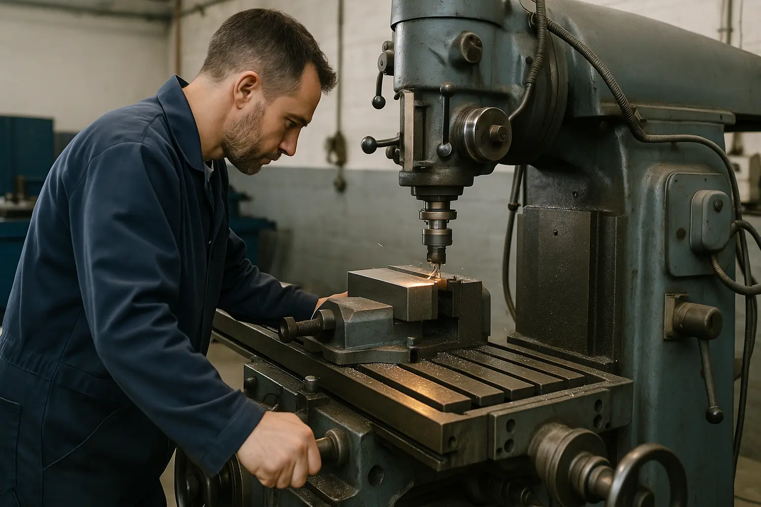 como usar una fresadora industrial