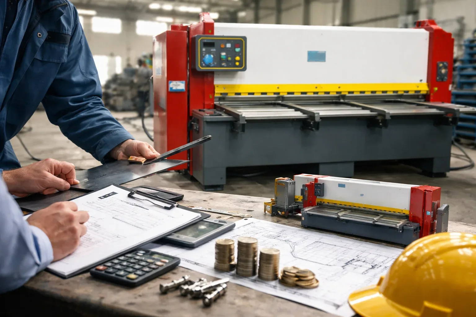 Cotiza tu cizalla hidráulica tipo guillotina con tecnología CNC para cortes de alta precisión y solicita asesoría técnica para optimizar la producción de tu planta.