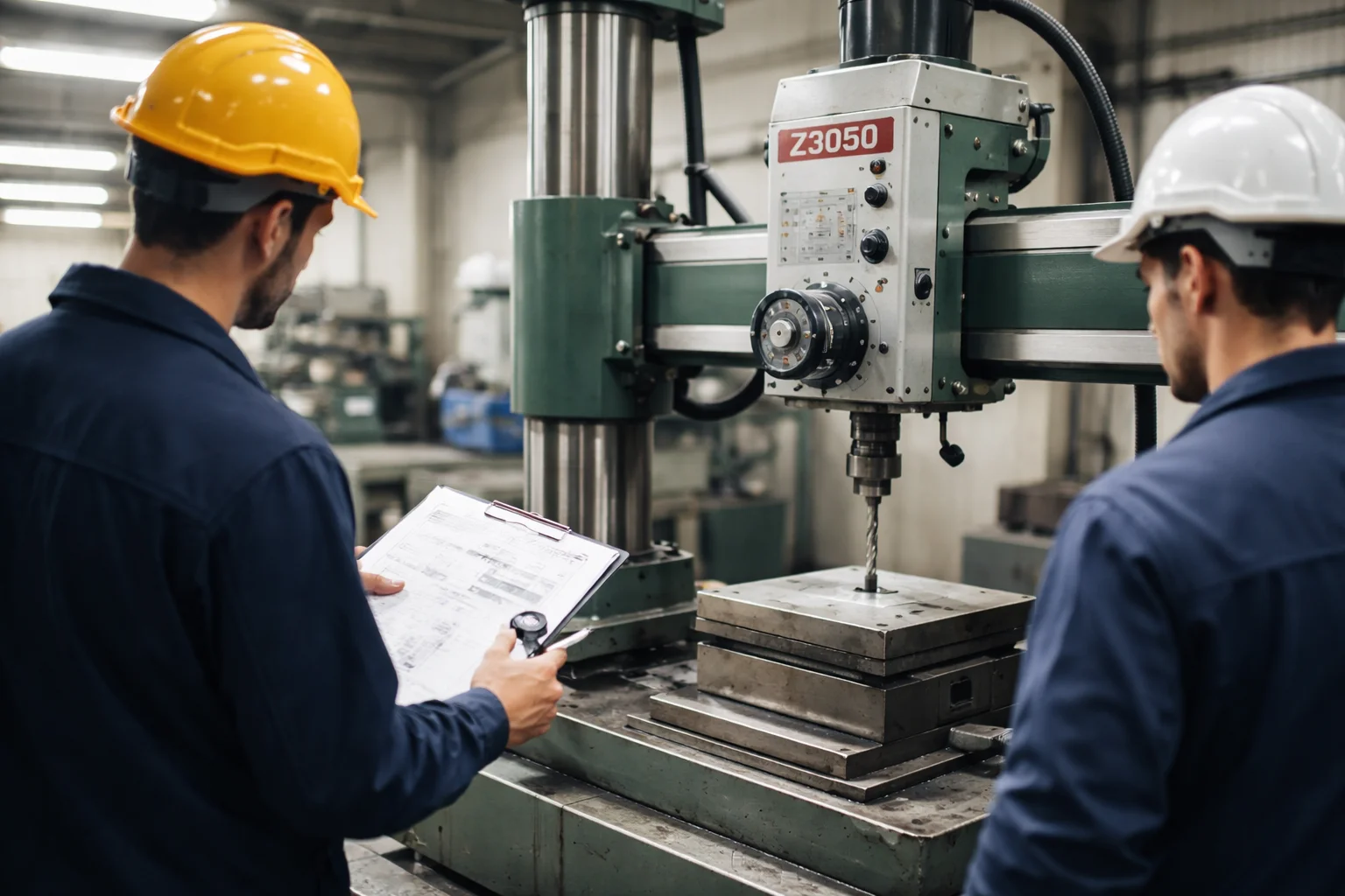 Cotiza un taladro radial Z3050 de alta potencia y precisión para perforación industrial de piezas grandes en talleres metalmecánicos.