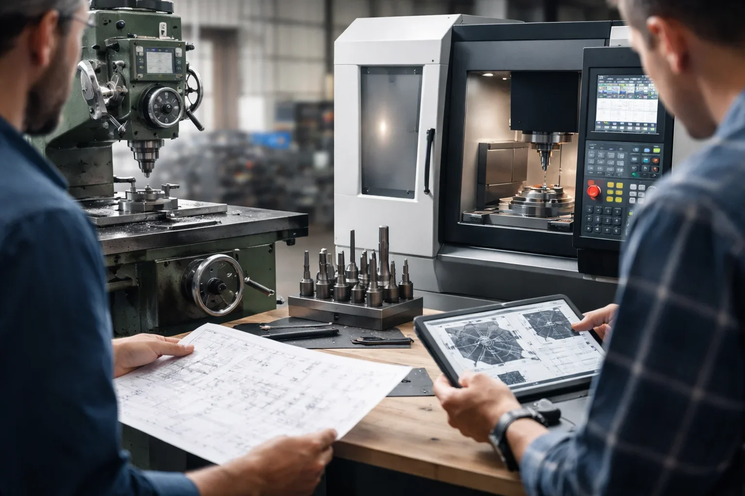 Cotiza tu fresadora convencional vs fresadora CNC y obtén asesoría experta para optimizar la rentabilidad y precisión en tu taller de mecanizado industrial.