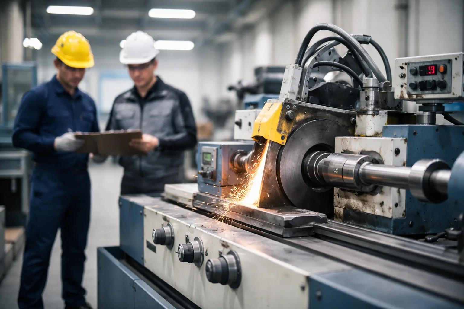 Cotiza el precio de una rectificadora industrial en Colombia con control CNC, alta precisión micrométrica y soporte técnico local para optimizar tu producción metalmecánica.