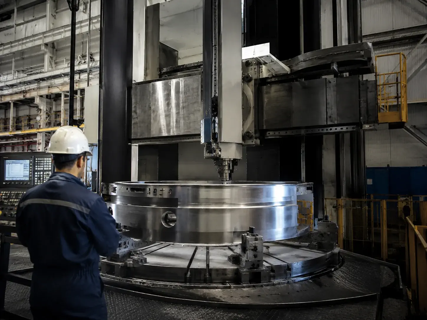 torno vertical para piezas grandes