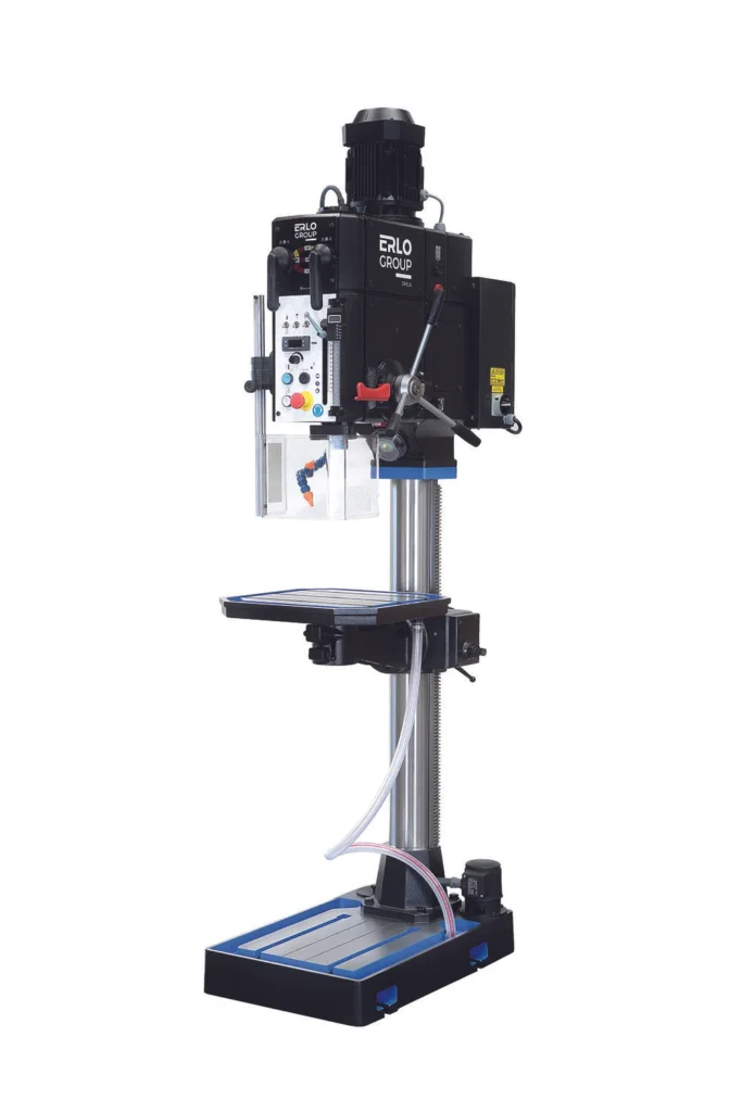 taladro industrial con avance automático