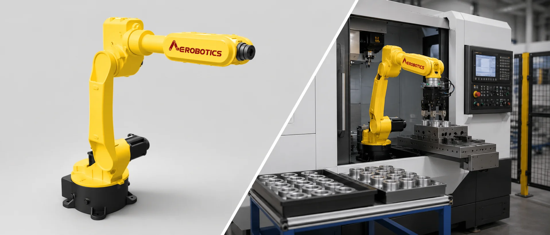 robots de carga y descarga
